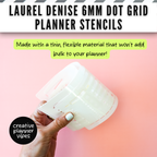 Laurel Denise 6mm Dot Grid Planner Stencils image 6
