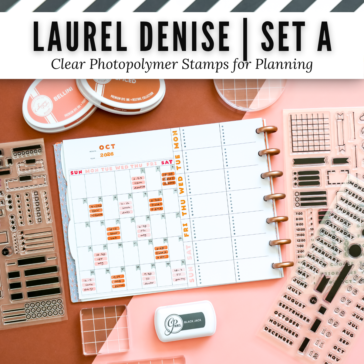Laurel Denise Clear Photopolymer Stamps