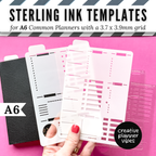 Sterling Ink A6 Full Page Templates image 0