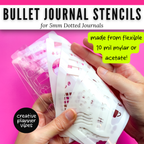 Bullet Journal 5mm Medium Stencils image 1