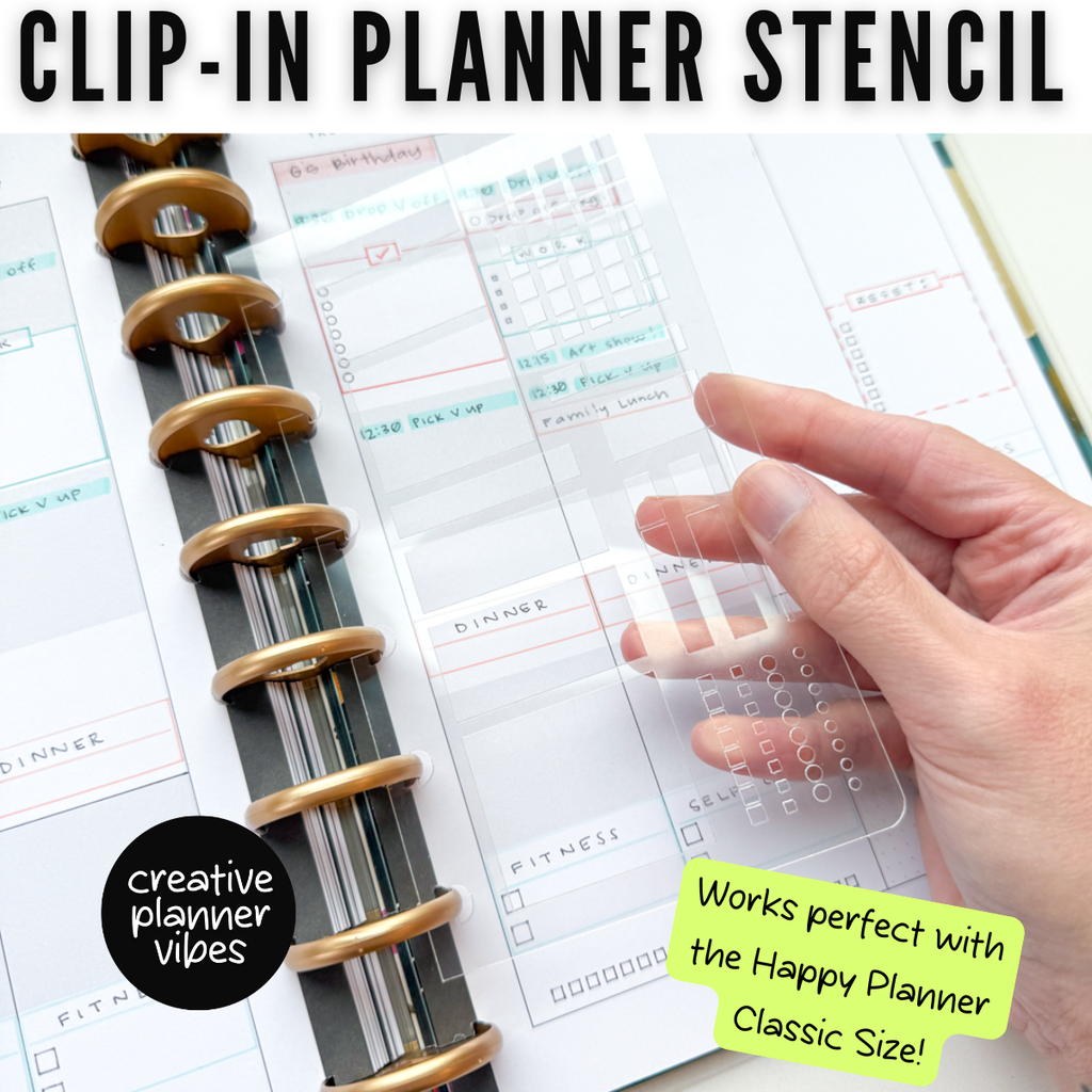 Clip-in Planner Stencils image 6
