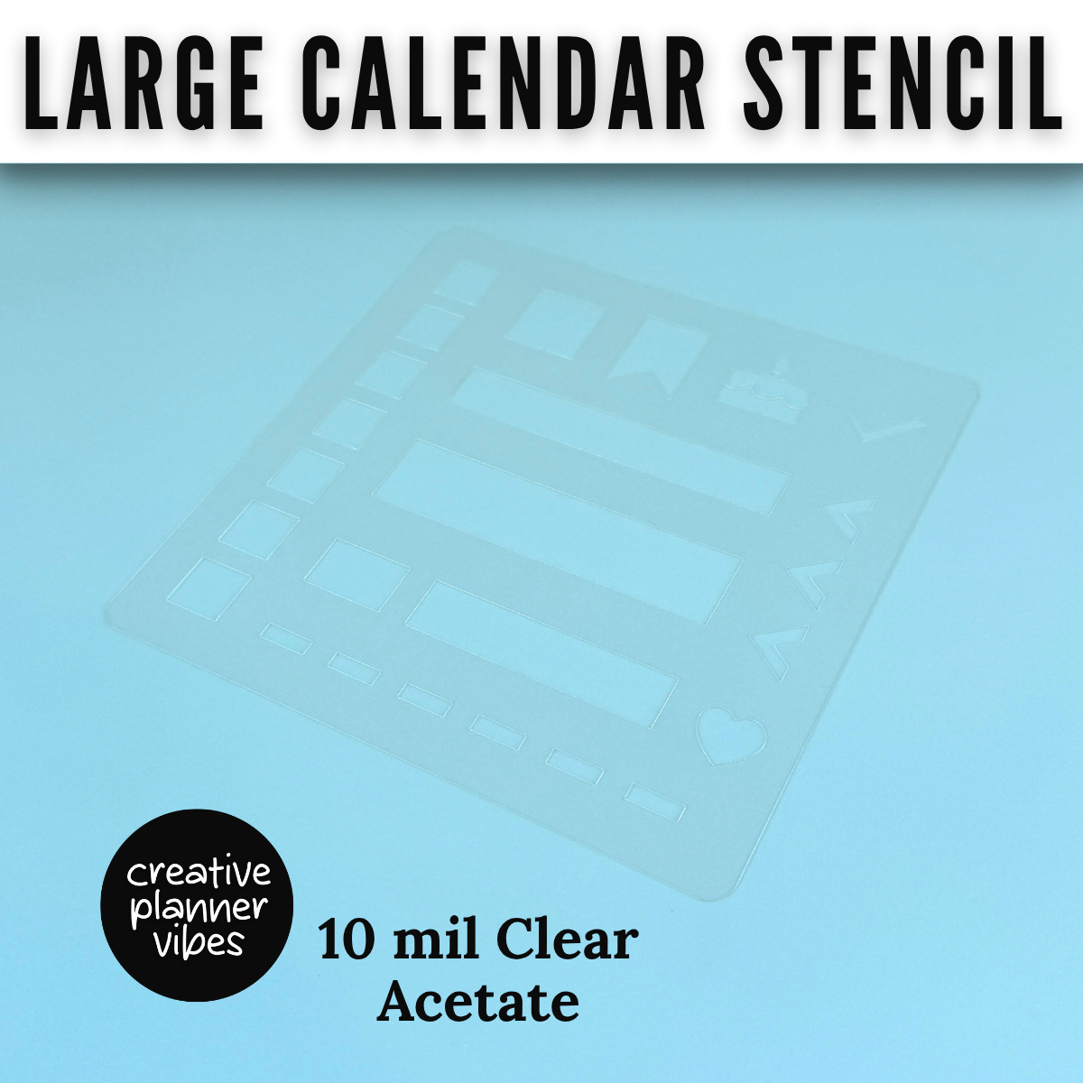 Large Calendar Stencil image 3