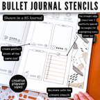Bullet Journal 5mm Medium Stencils image 3