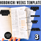 Hobonichi Weeks Full Page Template - Stencil 6 image 7