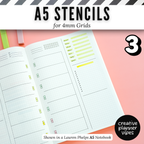 A5 | 4mm Grid Full Page Templates & Stencil image 17