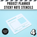Project Planner Stencils 3"x3" | Pack of 4 | Kanban & Project Management image 13