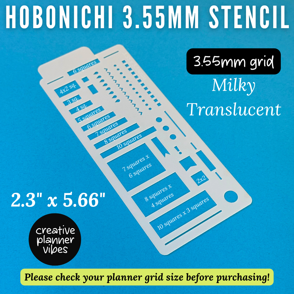Hobonichi Stencils image