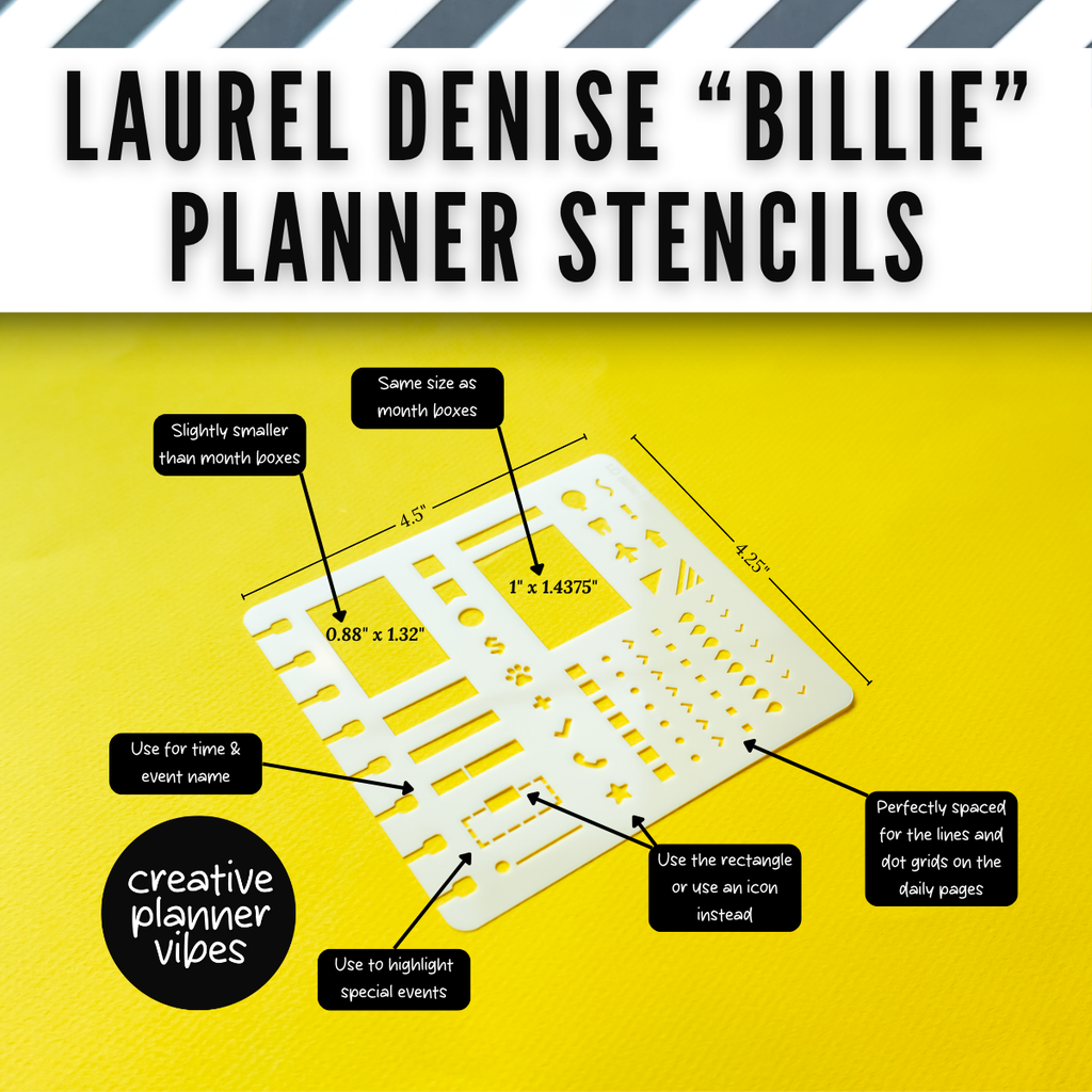 Laurel Denise "Billie" Planner Stencil image 9
