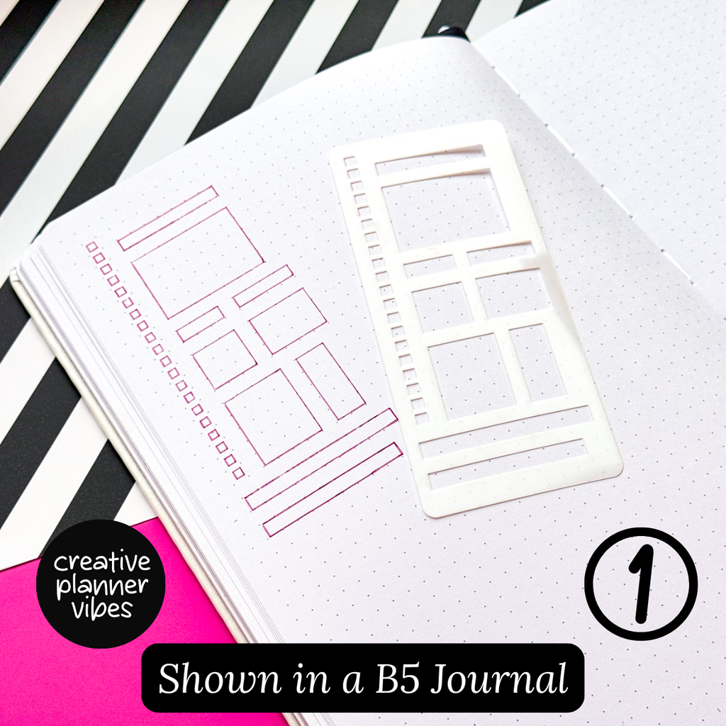 Bullet Journal 5mm Small Stencils image 2