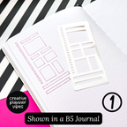 Bullet Journal 5mm Small Stencils image 2