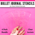 Bullet Journal 5mm Medium Stencils image