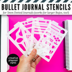 Bullet Journal 5mm Medium Stencils image 0