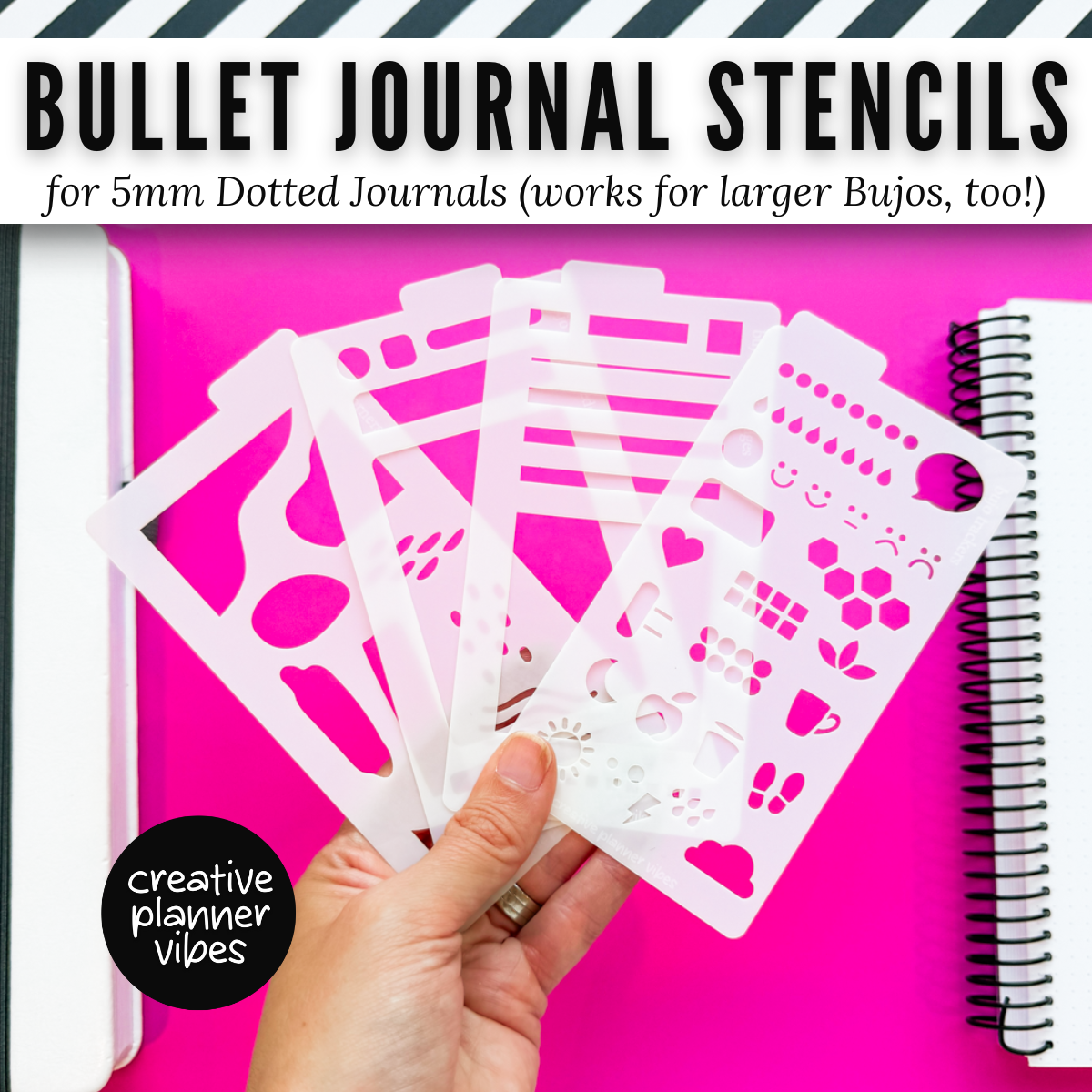 Bullet Journal 5mm Medium Stencils image 0