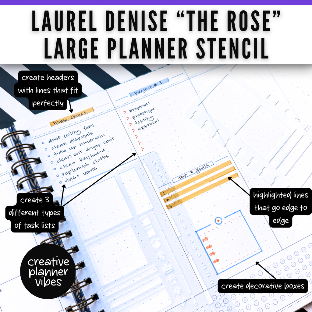 Laurel Denise "Rose" Stencils image 9