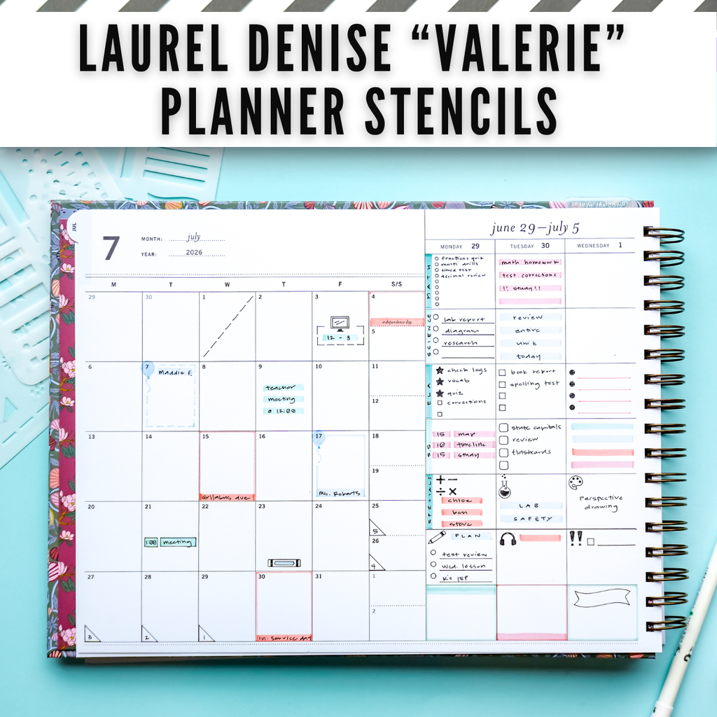 Laurel Denise "Valerie" Planner Stencils image 7