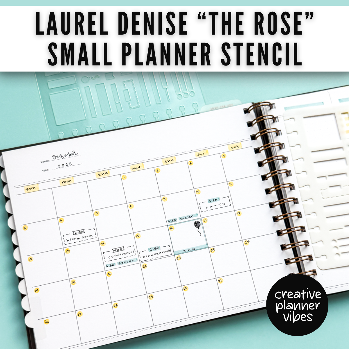 Laurel Denise "Rose" Stencils image 4