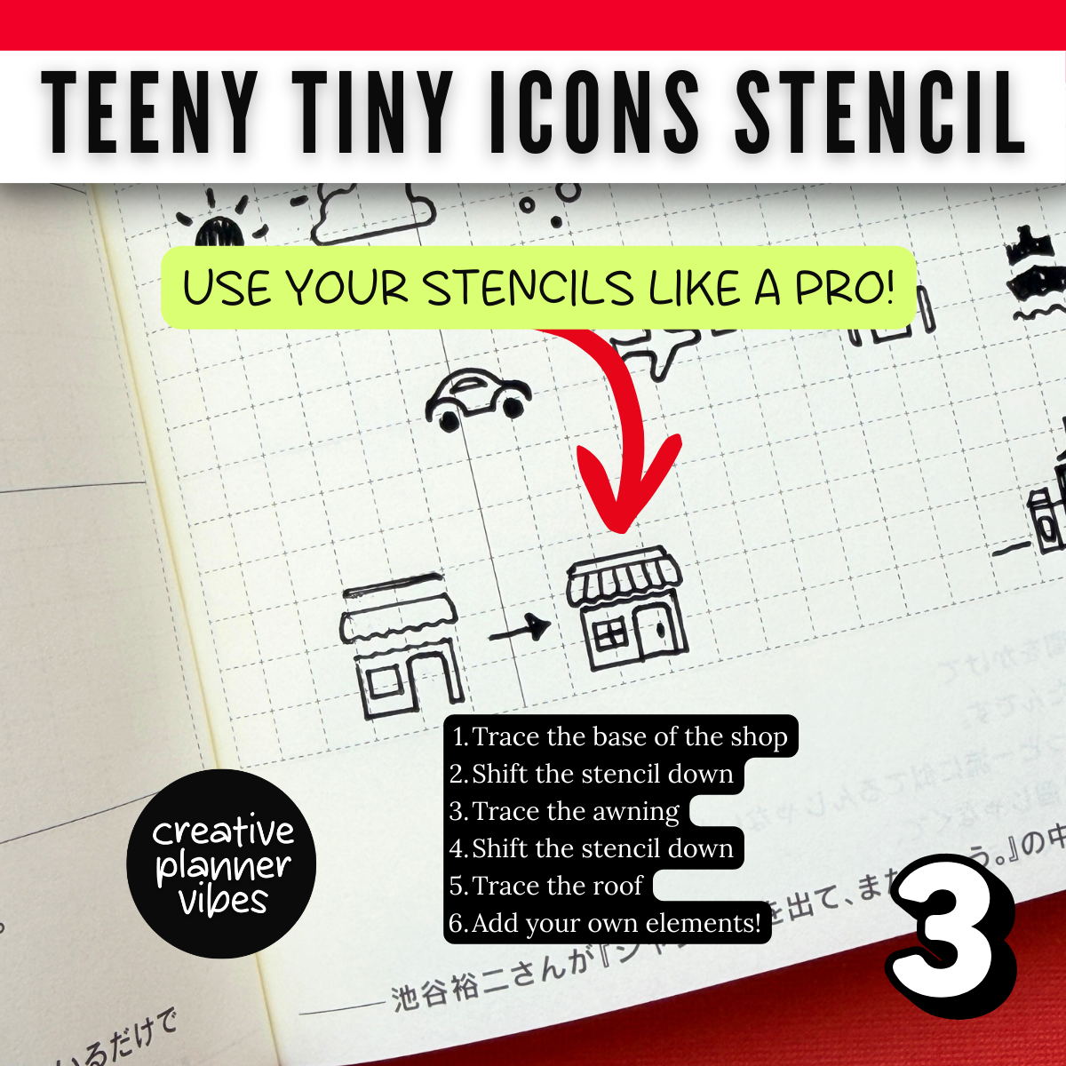 Icons and Borders Stencils image 9