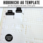 Hobonichi Original A6 Full Page Template Stencil image 3
