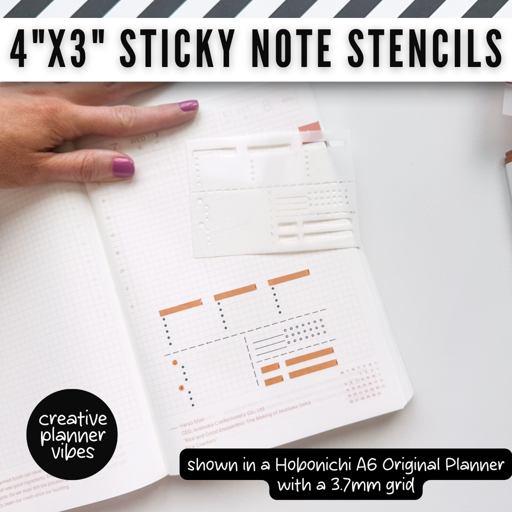 Custom Post-it Notes® & Coordinating Stencils | 4" x 3" image 3
