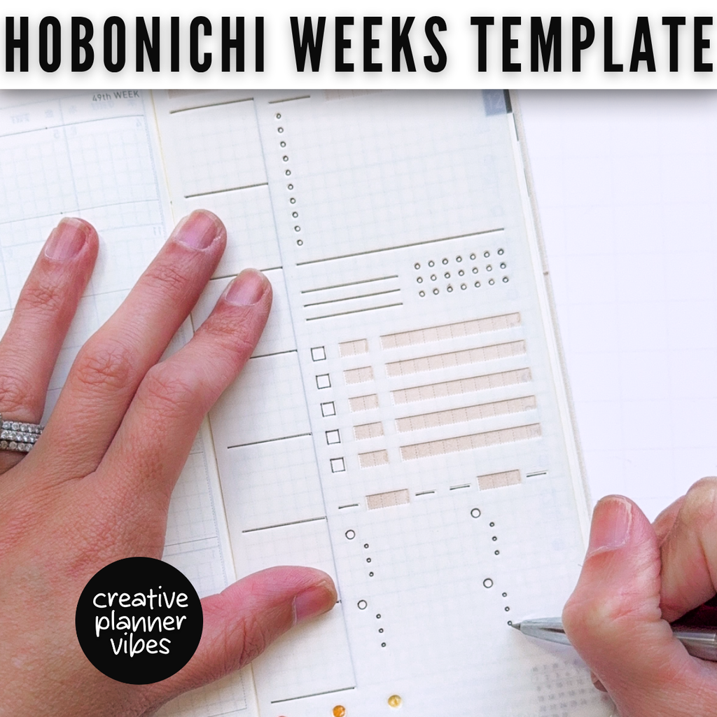 Hobonichi Weeks Full Page Template - Stencil 6 image 2