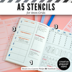 A5 | 4mm Grid Full Page Templates & Stencil image 19