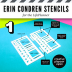 Erin Condren "LifePlanner" Stencils &amp; Spiral Inserts image 4
