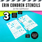Erin Condren "LifePlanner" Stencils