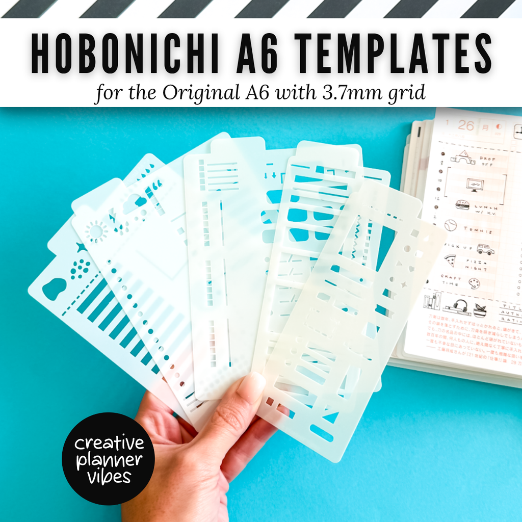 Hobonichi Original A6 Stencils