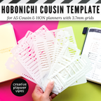 Hobonichi Cousin Stencils