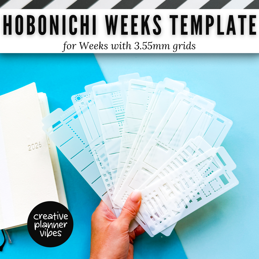 Hobonichi Weeks Stencils