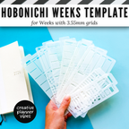 Hobonichi Weeks Stencils