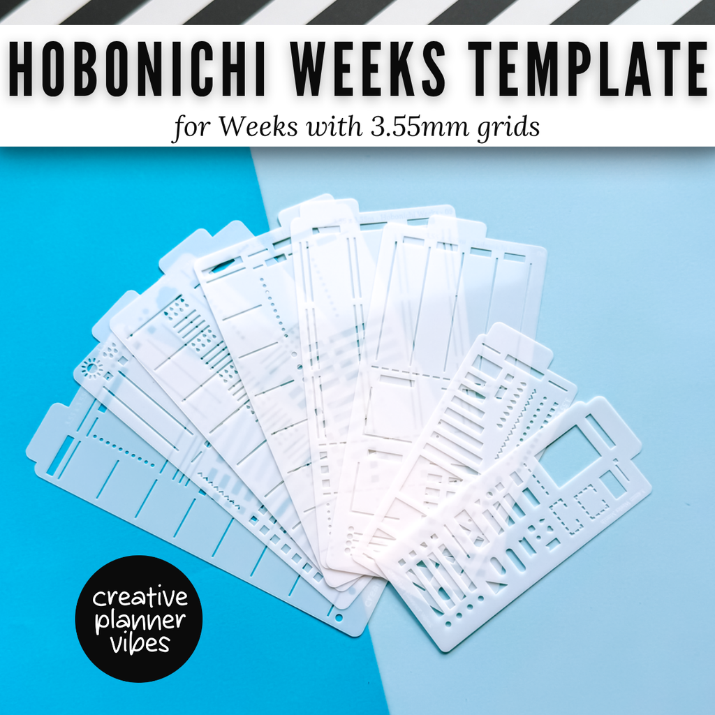 Hobonichi Weeks Stencils