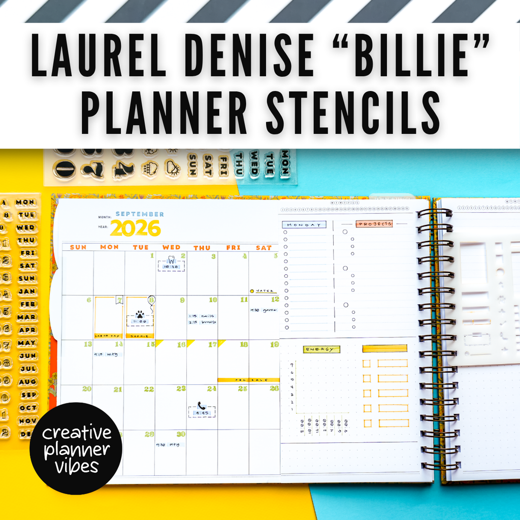Laurel Denise "Billie" Planner Stencil