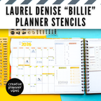 Laurel Denise "Billie" Planner Stencil