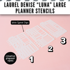 Laurel Denise "Luna" Planner Stencils