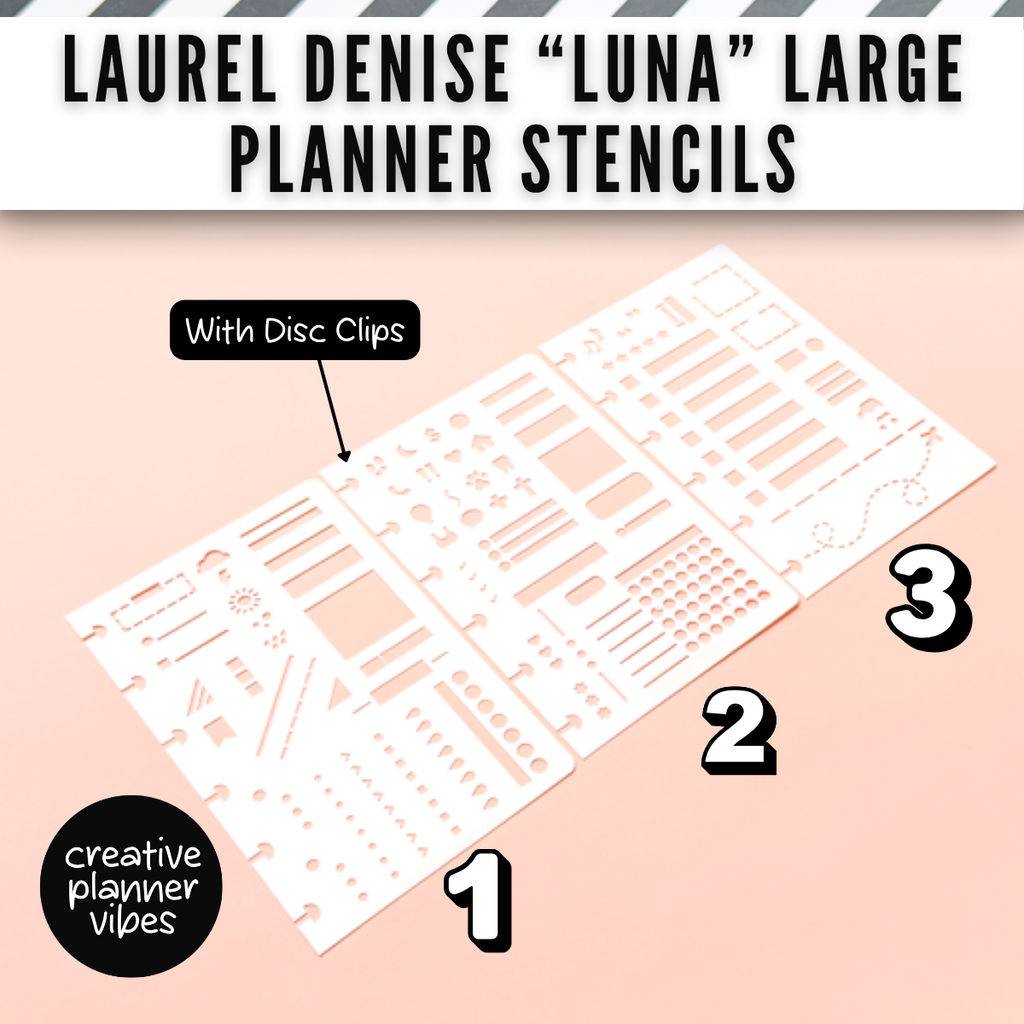 Laurel Denise "Luna" Planner Stencils