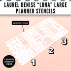 Laurel Denise "Luna" Planner Stencils
