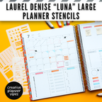 Laurel Denise "Luna" Planner Stencils