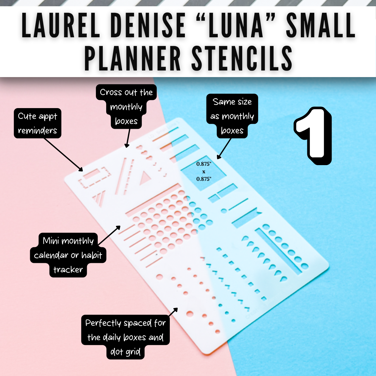 Laurel Denise "Luna" Planner Stencils