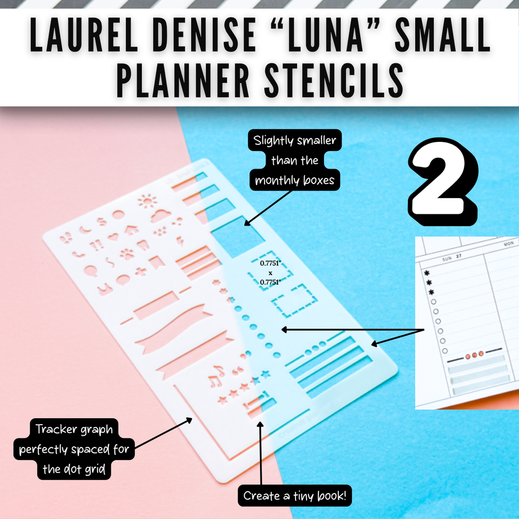 Laurel Denise "Luna" Planner Stencils