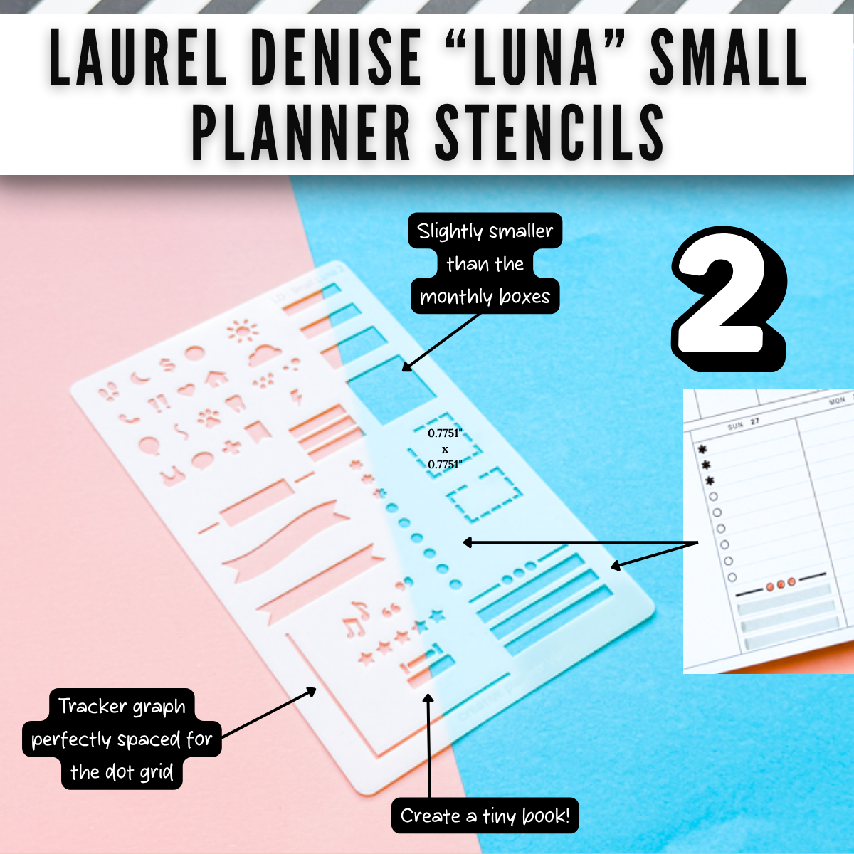 Laurel Denise "Luna" Planner Stencils
