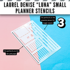 Laurel Denise "Luna" Planner Stencils