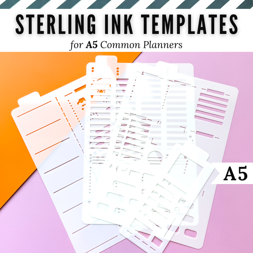 Sterling Ink A5 Full Page Templates
