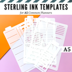 Sterling Ink A5 Full Page Templates