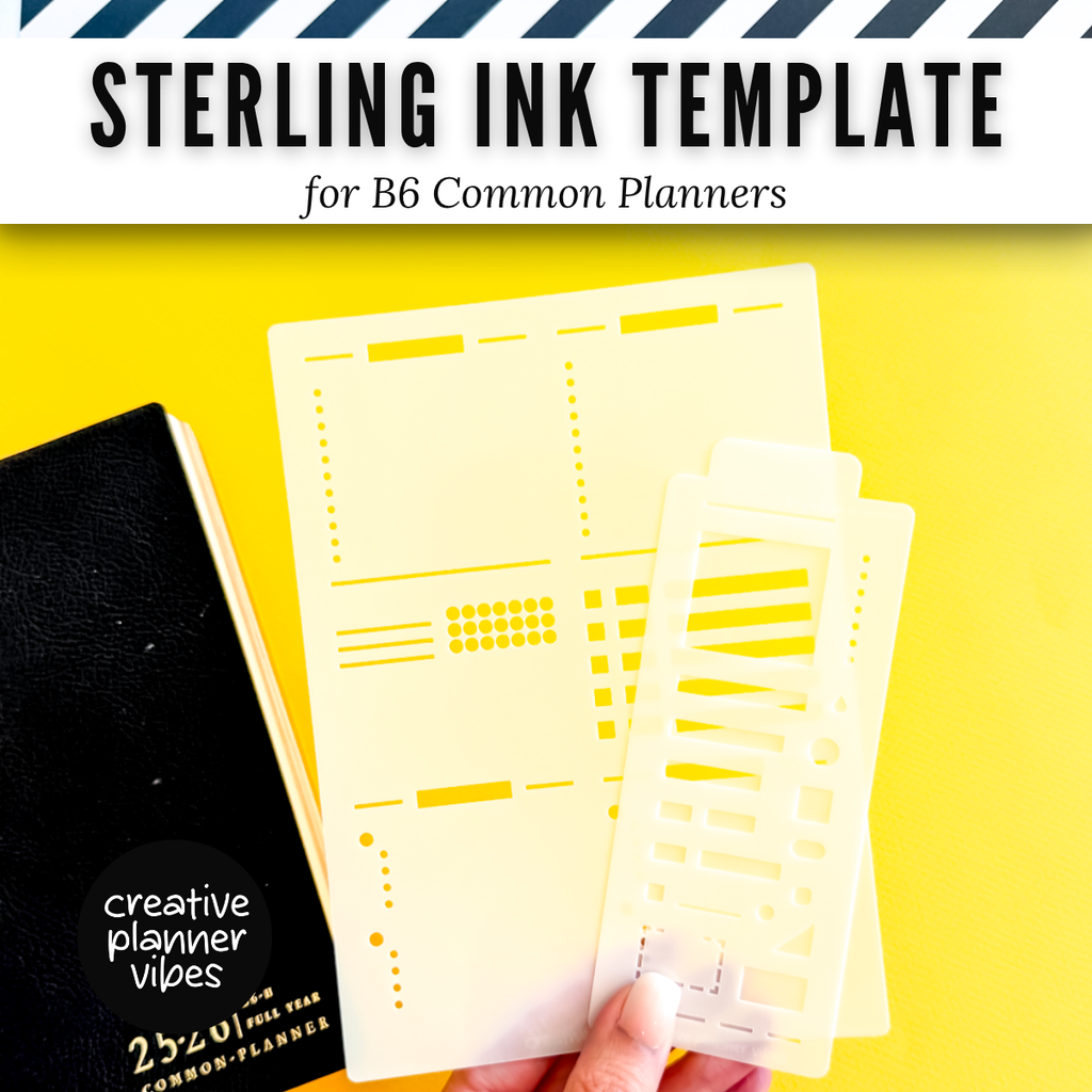 Sterling Ink B6 Planner Stencils