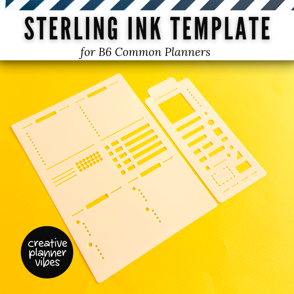 Sterling Ink B6 Planner Stencils