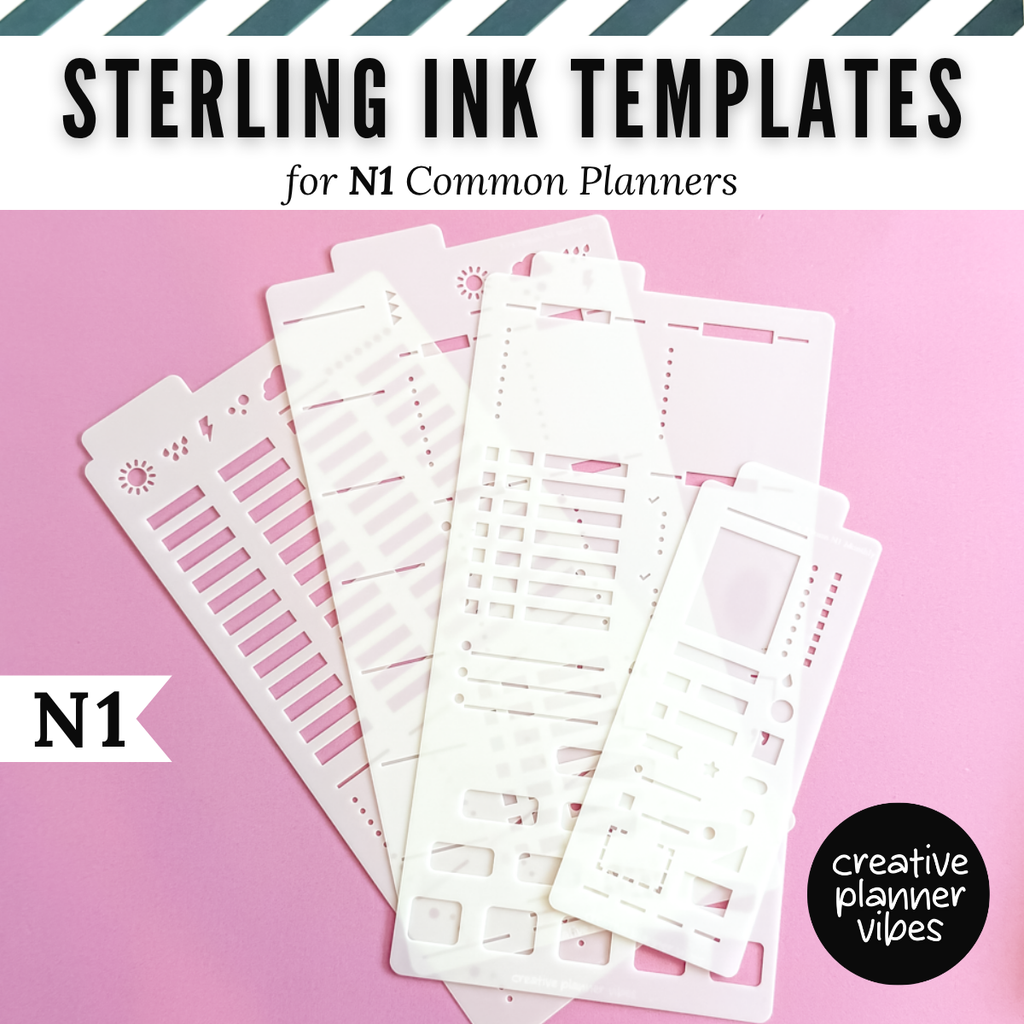 Sterling Ink N1 Planner Stencils