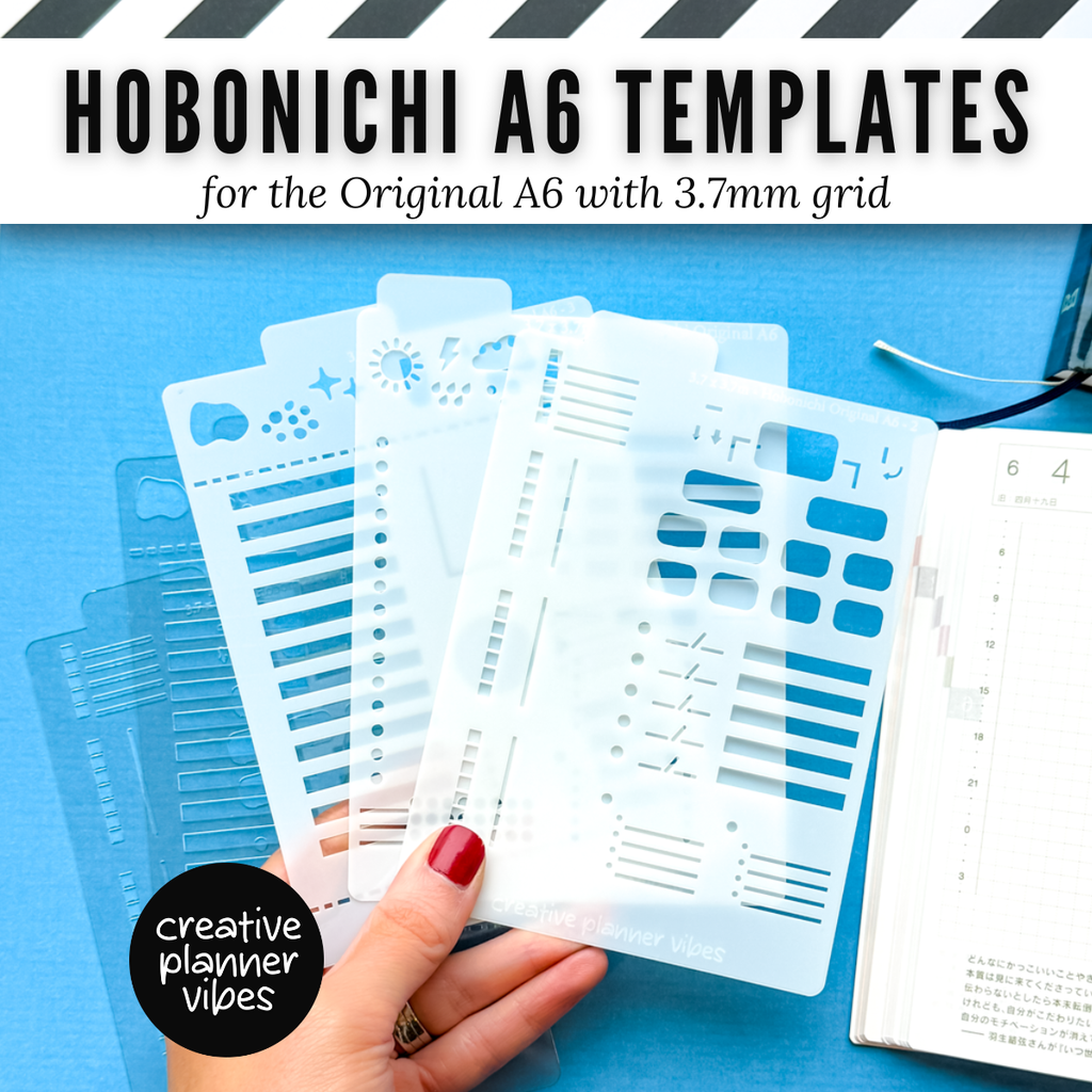 Hobonichi Original A6 Stencils
