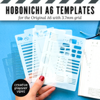 Hobonichi Original A6 Stencils