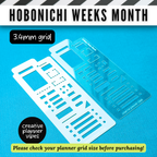 Hobonichi Weeks Stencils
